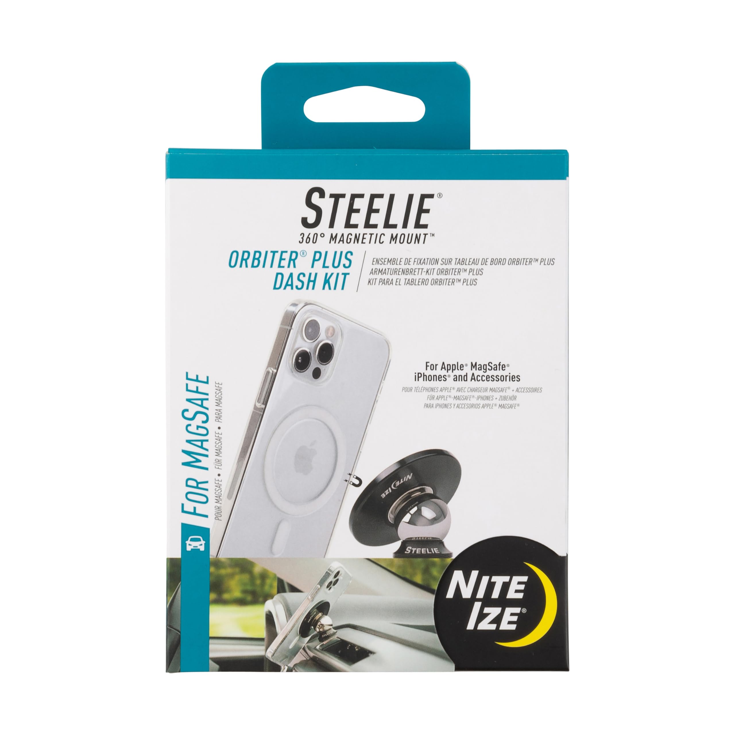 Amazon.com: Steelie Orbiter Plus Dash Kit : Cell Phones & Accessories
